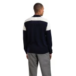 vilnonis megztinis vyrams su užtrauktuku 2