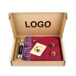 Dovanų idėjos verslui: Merino pledas bei gertuvė komplektas 1