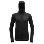 moteriškas džemperis su kapišonu juodas devold 2