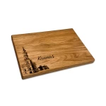 Personalizēts koka griešanas dēlis Kaunas biznesa dāvanai