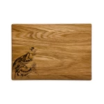 Koka griešanas dēlis zivs Līdaka dāvanas makšķerniekam 2