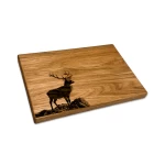 Personalizēts koka griešanas dēlis Briedis