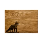 Personalizēts koka griešanas dēlis Lapsa 2