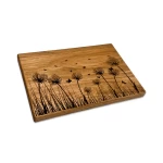 Stilīgs gravēts dēlis no līmēta ozola