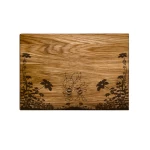 Gravēts līmēta ozola dēlis 2