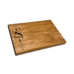 Koka griešanas dēlis ar Dvīņu zodiaka zīmi