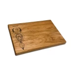 Iegravēts griešanas dēlis Jaunava