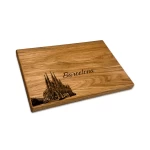 Iegravēts griešanas dēlis Barcelona