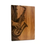 Ozolkoka griešanas dēlis Saksofons