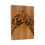 Iegravēts griešanas dēlis Maize