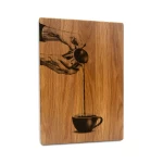 Iegravēts griešanas dēlis Cappuccino