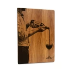 Personalizēts iegravēts griešanas dēlis Vīns