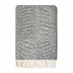 Pelēka vilnas pleds ar rombiem Scandimama Light Nordic Grey 0124
