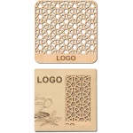 Personalizuotas verslo dovanų rinkinys padekliukai H1 ir dėžutė su logo 1