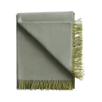 Merino vilnas pleds Scandimama Lime Moss 2204 1