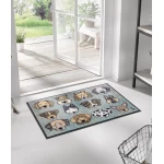 Stilīgs durvju paklājs Kleen-Tex Love dogs 1