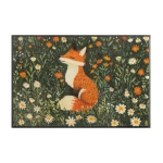 Durvju paklājiņš ar lapu Floral Fox