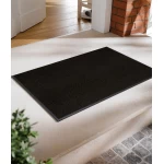 Mazgājams durvju paklājs Raven Black 1