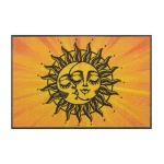 Dzeltenais durvju paklājs Kiss the Sun
