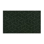 Zaļais durvju paklājs Leaves Midnight Green