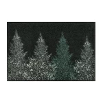 Ziemassvētku durvju paklājs Pine Forest