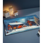 Mazgājams durvju paklājs mājām Twinkle Village 1