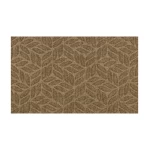 Brūns durvju paklājiņš Leaves taupe
