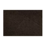 Tumši brūns duru paklājs Stripes Dark Brown