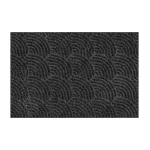 Tumši pelēks durvju paklājs Waves Dark Grey