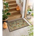 Krāsains durvju paklājs Garden Luxe Blue 1