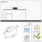 Puķu pods Lechuza Delta Premium 9
