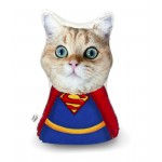 Spilvens ar kaķa attēlu SuperMan 1