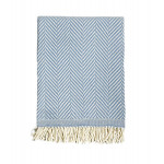 Merino pleds Sky Blue