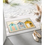 Durvju paklājiņš Wash + Dry Beachhut 1