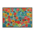 Durvju paklājiņš Wash + Dry Flower Power 2