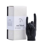 Roku darba svece You Rock Black 2