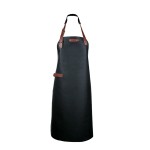Ādas priekšauts BBQ melns Bovine Black
