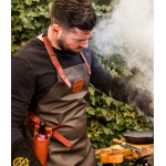 Ādas priekšauts BBQ brūns Bovine Brown 1
