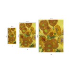 Dvielis Vincent Van Gogh Saulespuķes 1