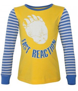 Daudzkrāsains kokvilnas bērnu t-krekls