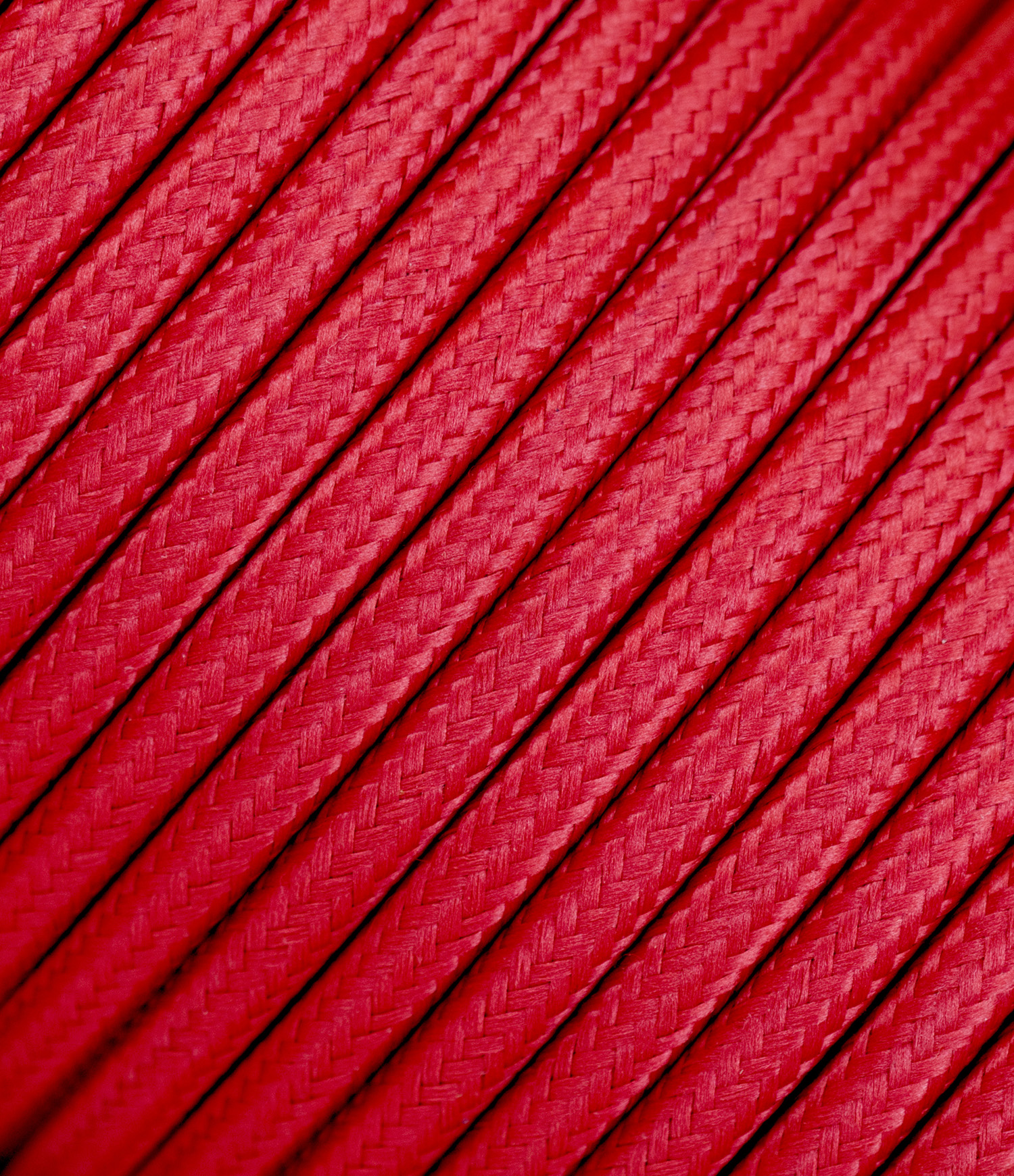 Sarkans tekstila kabelis 2x1,5 mm² 2 Laidas raudonas internetu 2