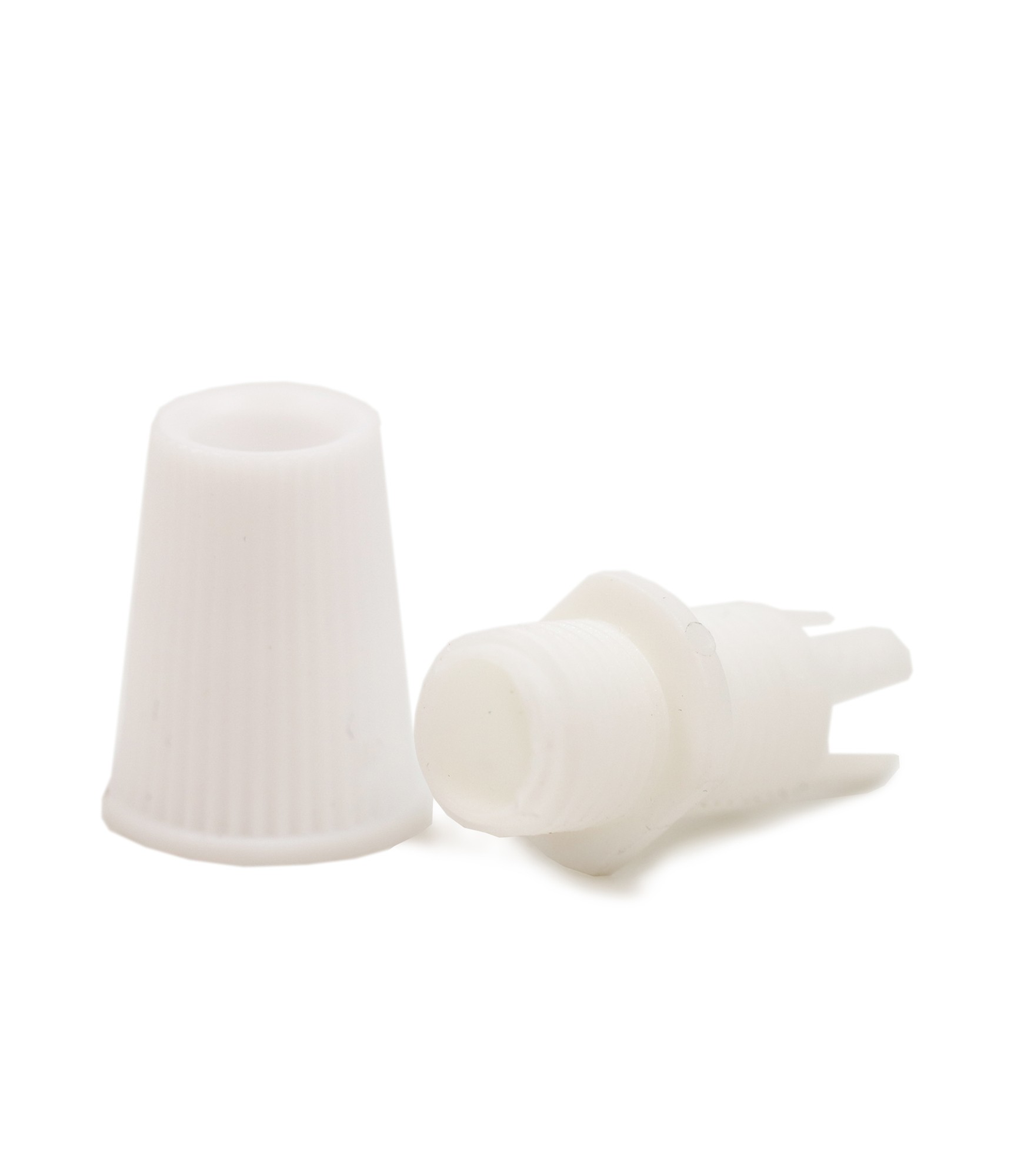 Balts plastmasas kabeļa turētājs - skava