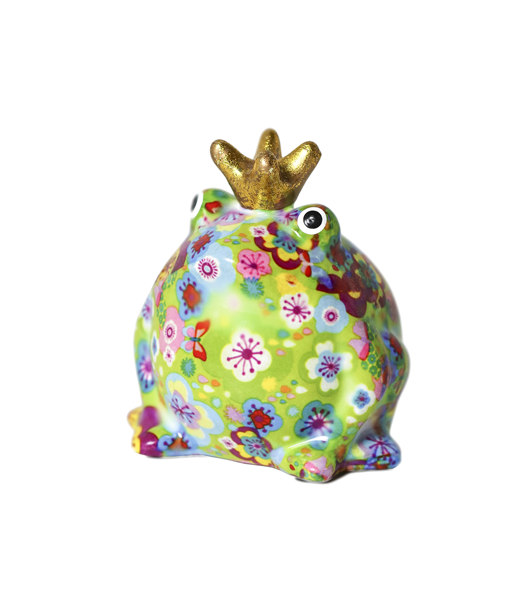 Maza keramikas naudas kaste bērniem Freds varde