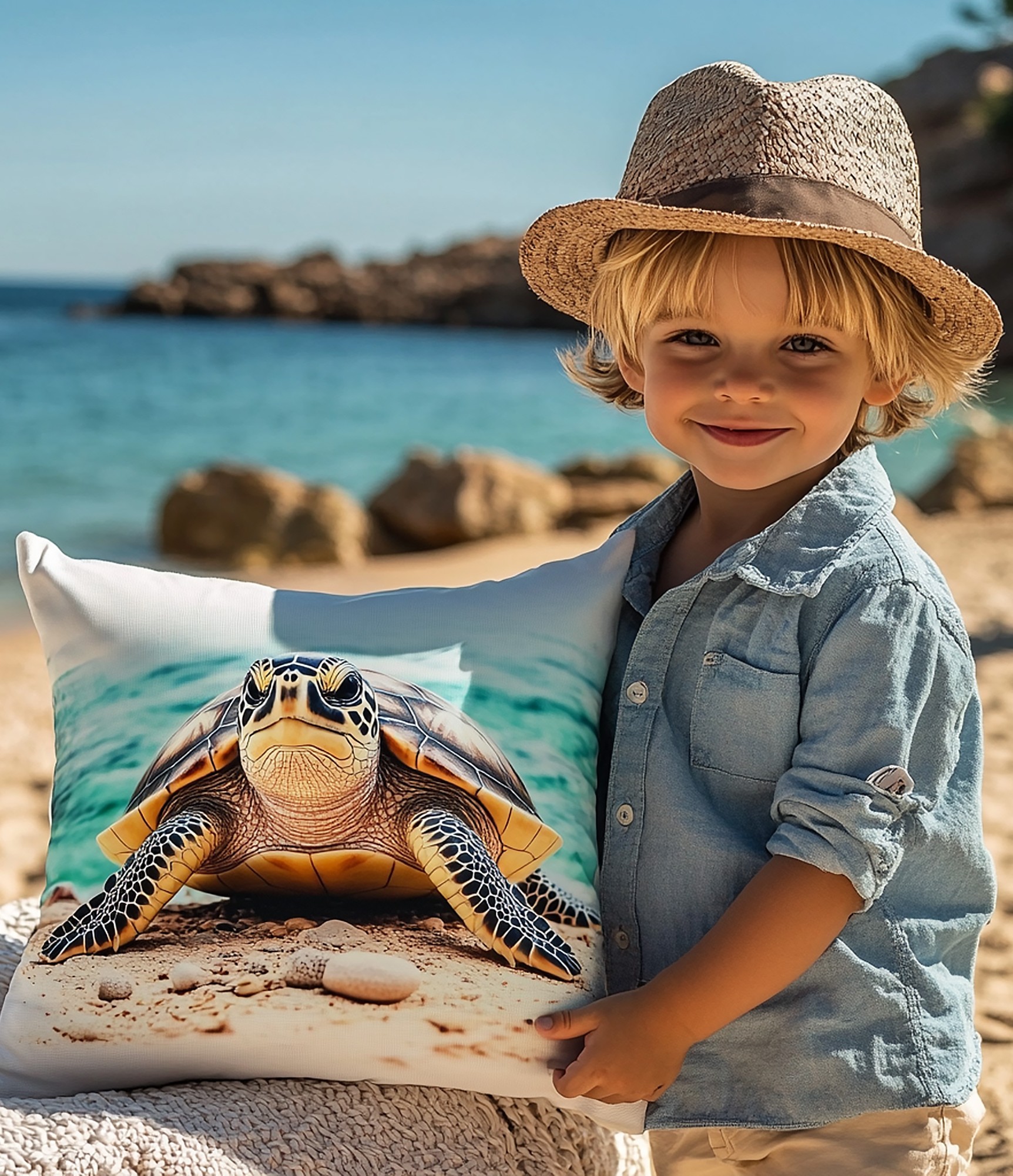 foto pagalvėlė su vėžliuku