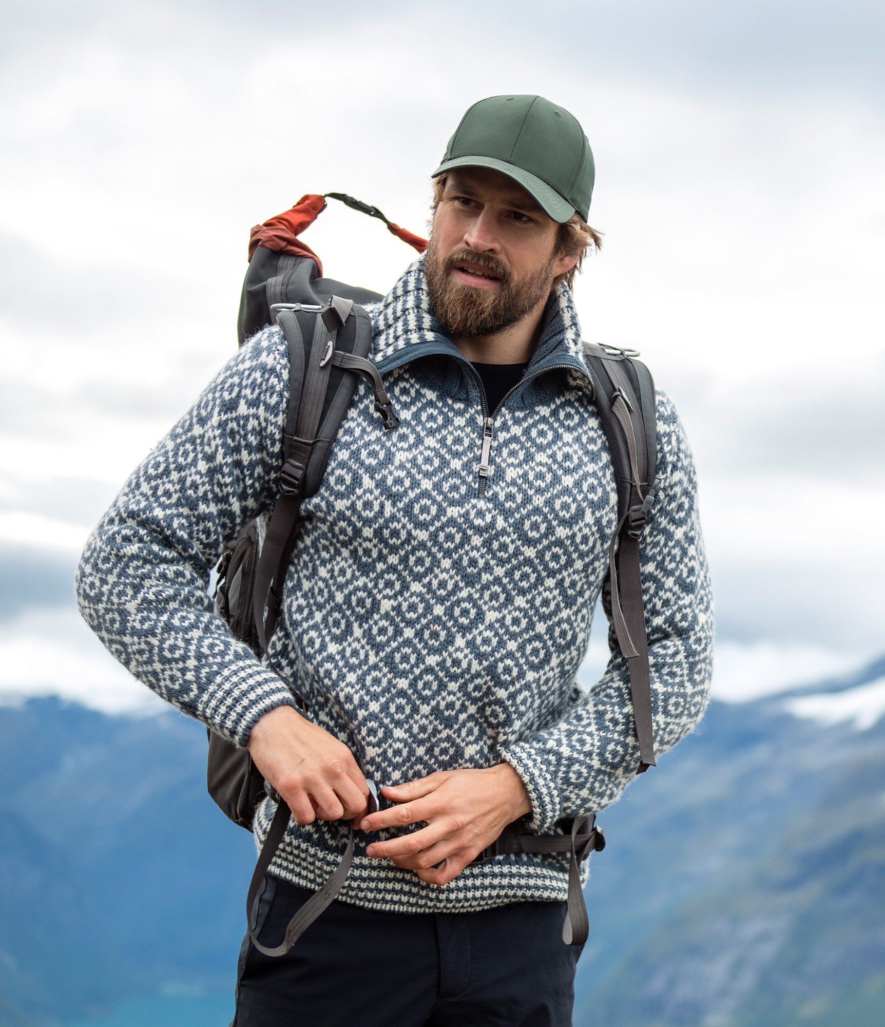 Vyriškas vilnonis megztinis Devold