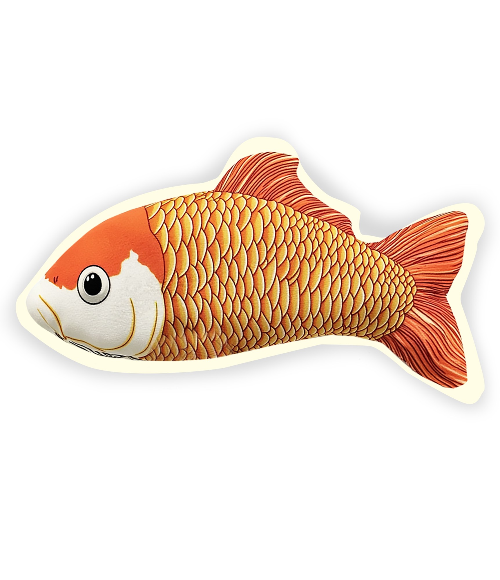 dekoratyvinė pagalvėlė žuvis japoniškas karpis