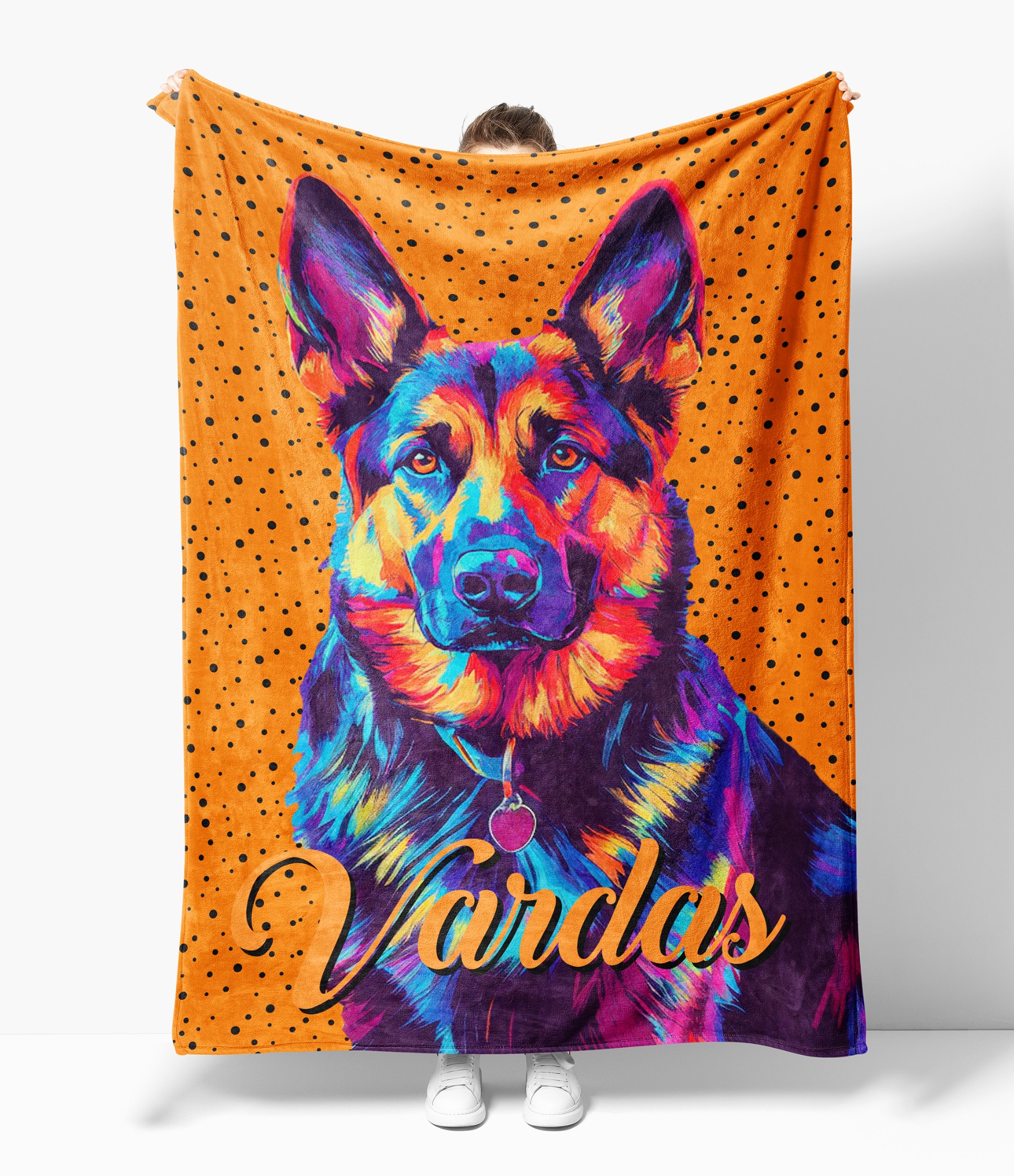 Kalėdinė dovana moteriai pledas