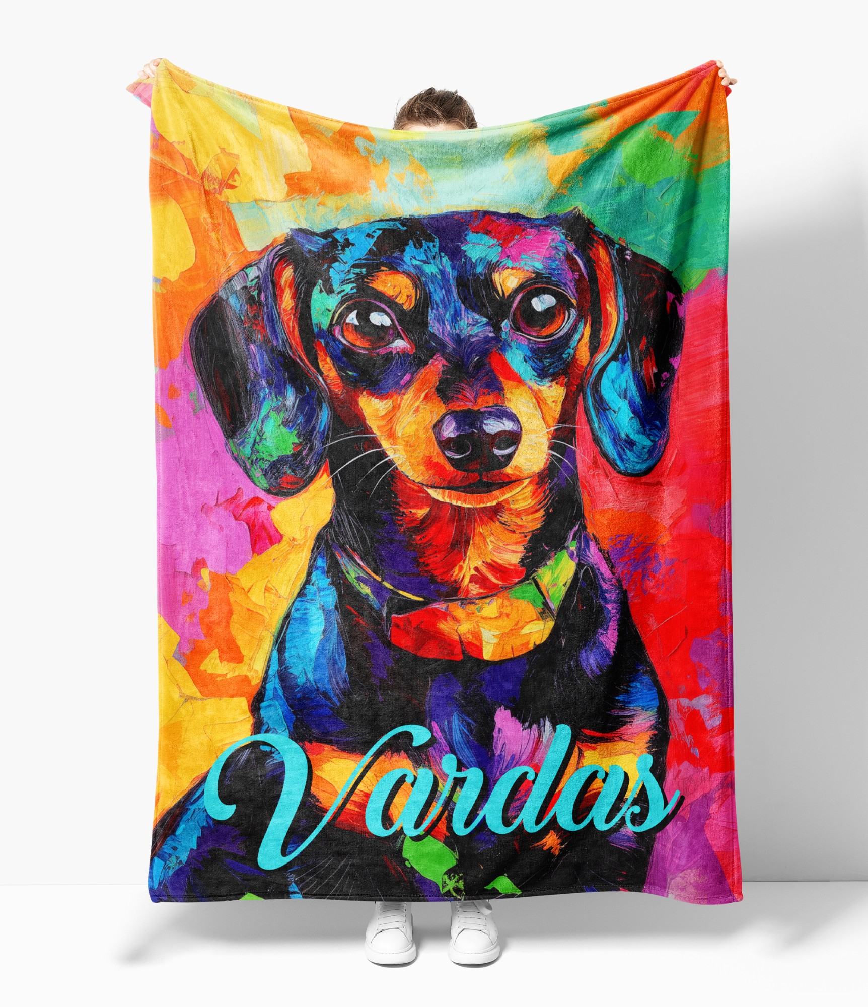 Personalizuotas pledas su vardu Taksas 25-301 4 Vardinis pledas kaip dovana vyrui 4