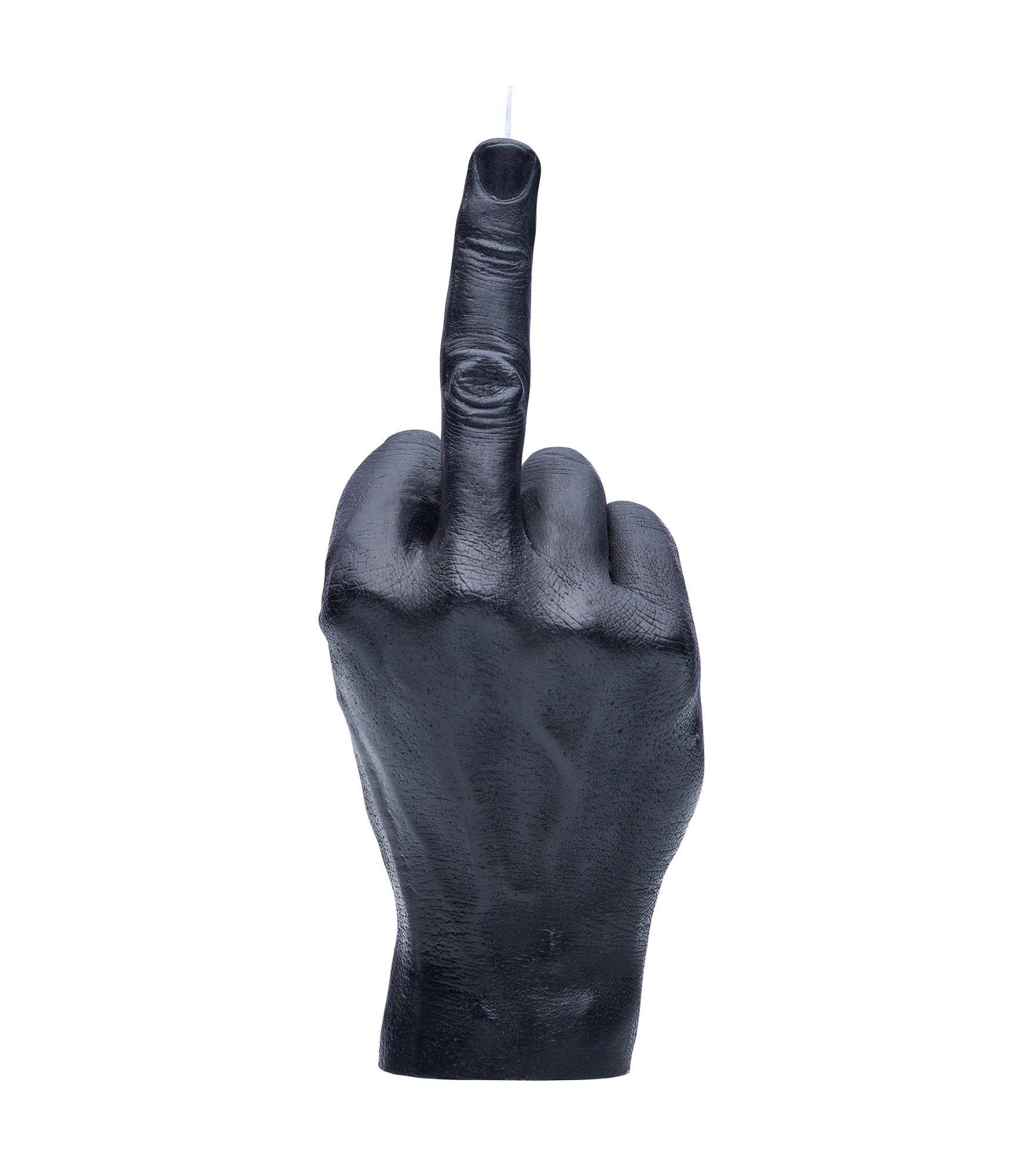 Ar rokām darināta svece F*ck You Black