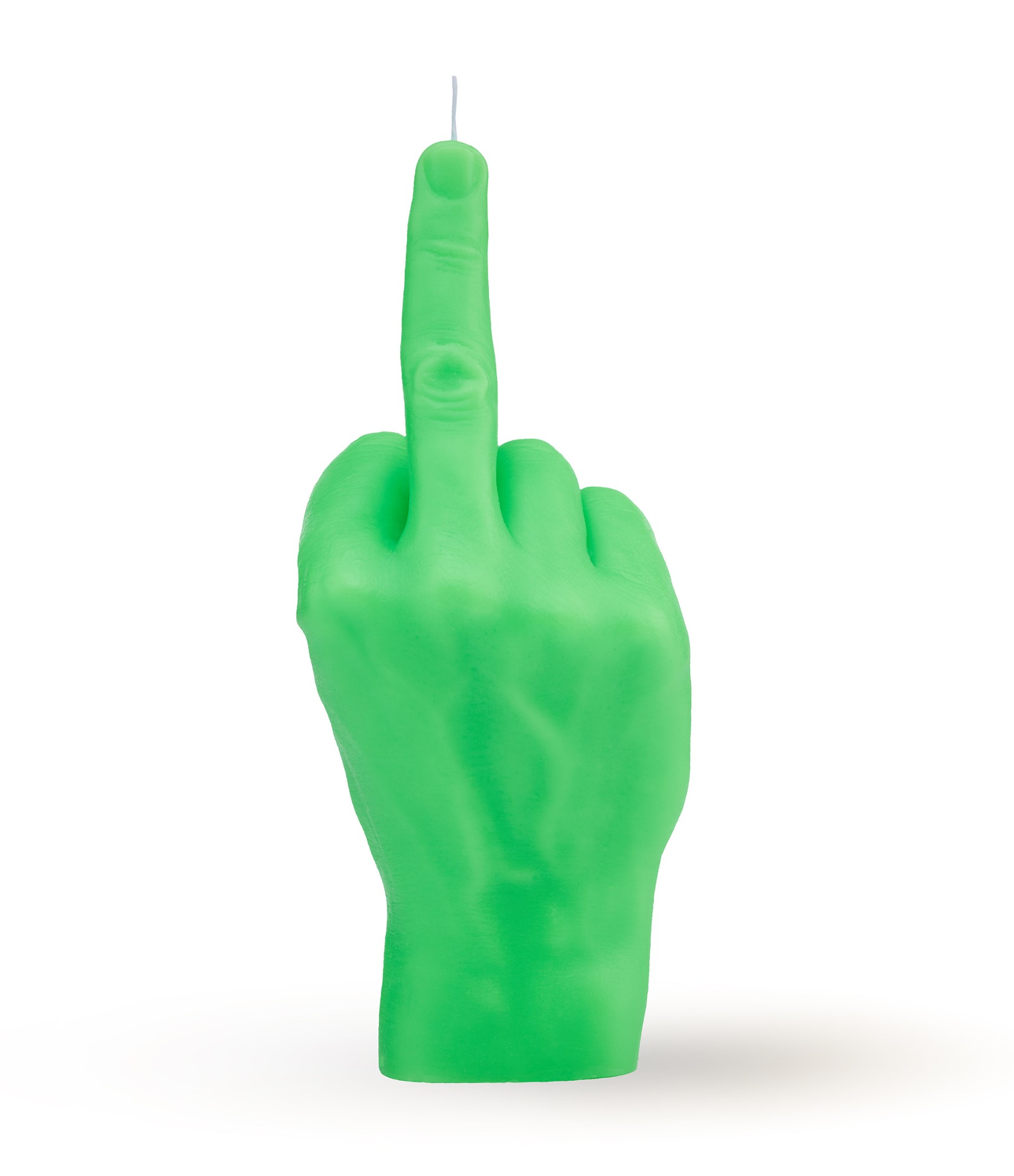 Ar rokām darināta svece F*ck You Neon Green